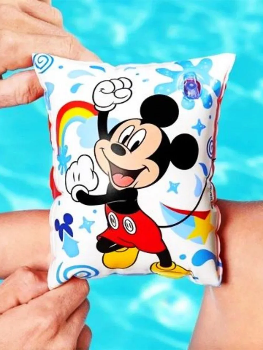 [NEW] Boy's Disney Junior Mickey Mouse Armbands Swim Learning Arm Floats